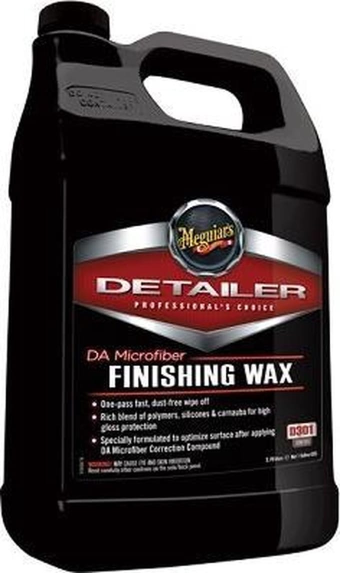 Meguiars DA Microfibre Finishing Wax - Autowax - 3.78L - Auto wassen