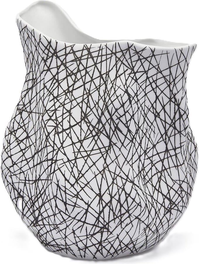 EDG - Vaas - porselein - wit - D25 x H36 cm