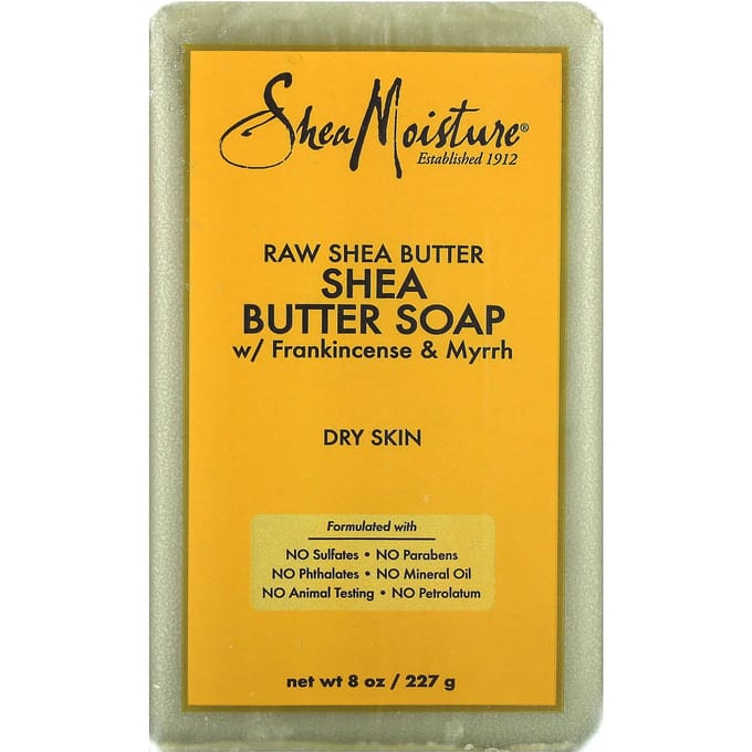SheaMoisture, Savon au beurre de karité brut, encens et myrrhe, 227 g (227g) beige