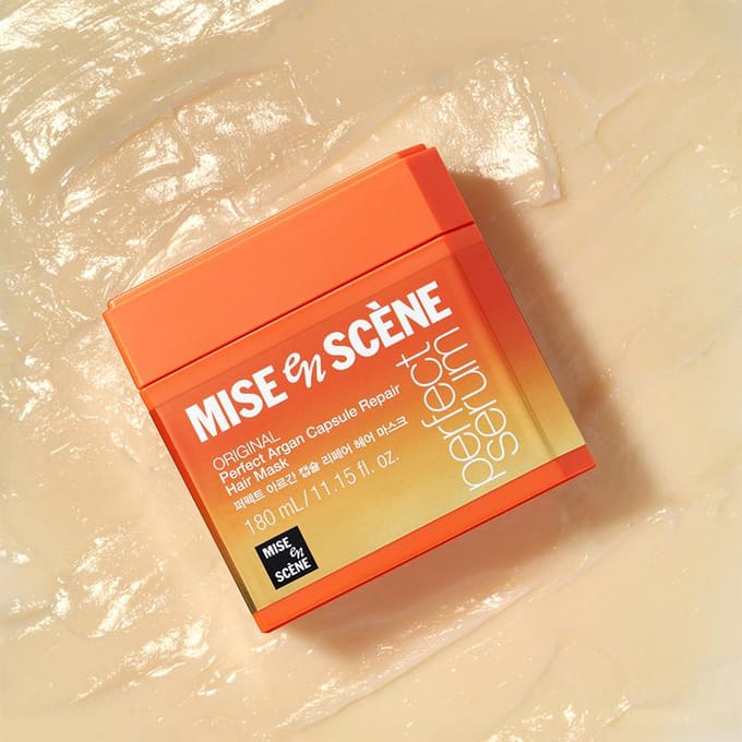 [Mise en scene] Perfect Argan Capsule Repair Haarmasker 180g red