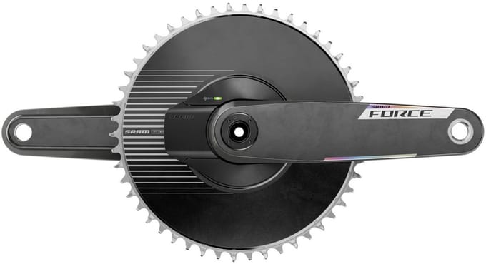 Mono plateau trapper met vermogenssensor Sram Force E1 Aero AXS Dub Direct Mount 50D