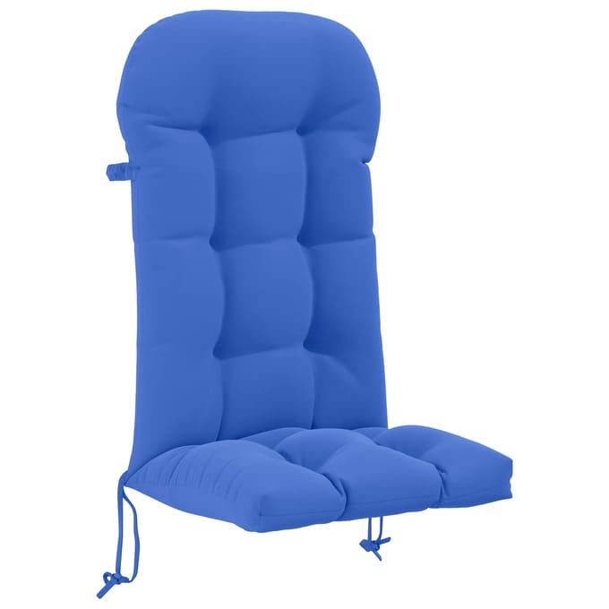 vidaXL - Zon - Ligzitzak - Kussen - PUTTEN - 100% - Polyester - Koninklijk - Blauw