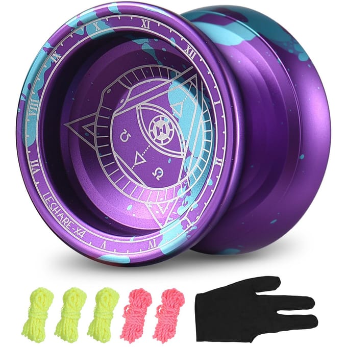 X4 God's Eye Competitieniveau YOYO-bal Purple & Blue blue