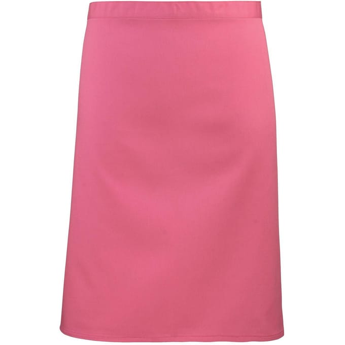 Premier Unisex Volwassenencollectie Halflang Taille Schort (Fuchsia)
