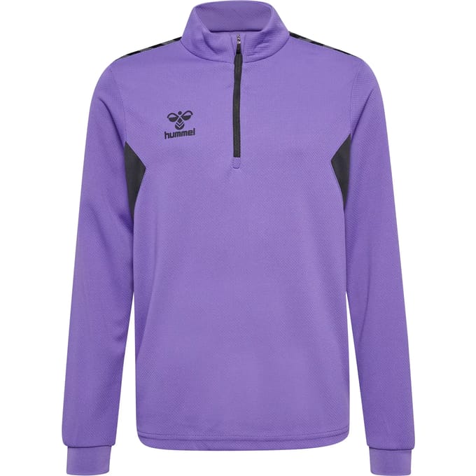 Authentieke sweatshirt met 1/4 rits voor kinderen Hummel