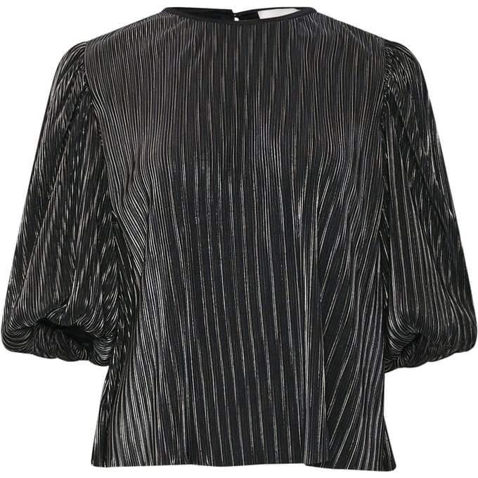 Shelly Blouse in Marineblauw/Blauw