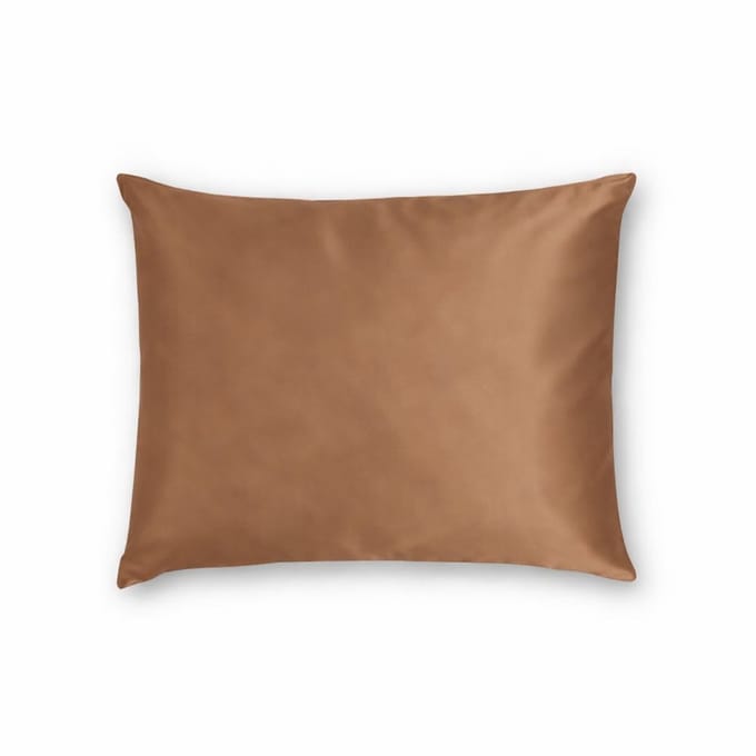 Zijden Kussensloop Amber Silk - 22MM - Silk Heaven - 50x60cm / Ritssluiting