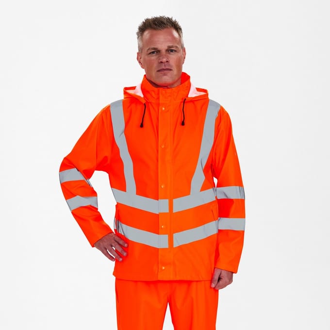 Engel Safety regenjack 1921-102 - Hi-vis Orange - 2XL