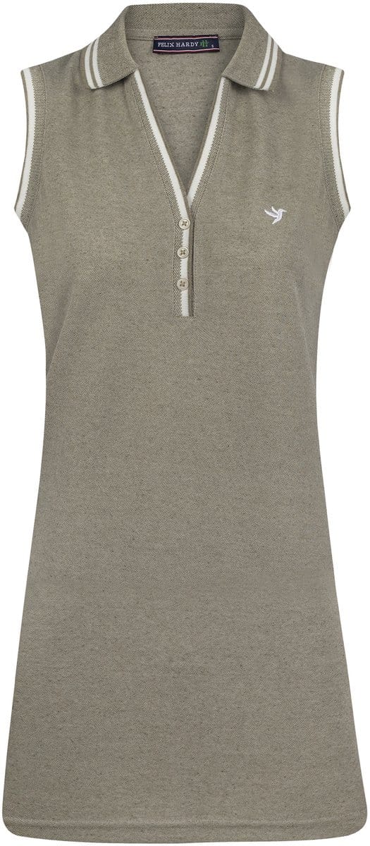 Felix Hardy Midi Zomer Kleid Katoen Dames Lichtgroen - S