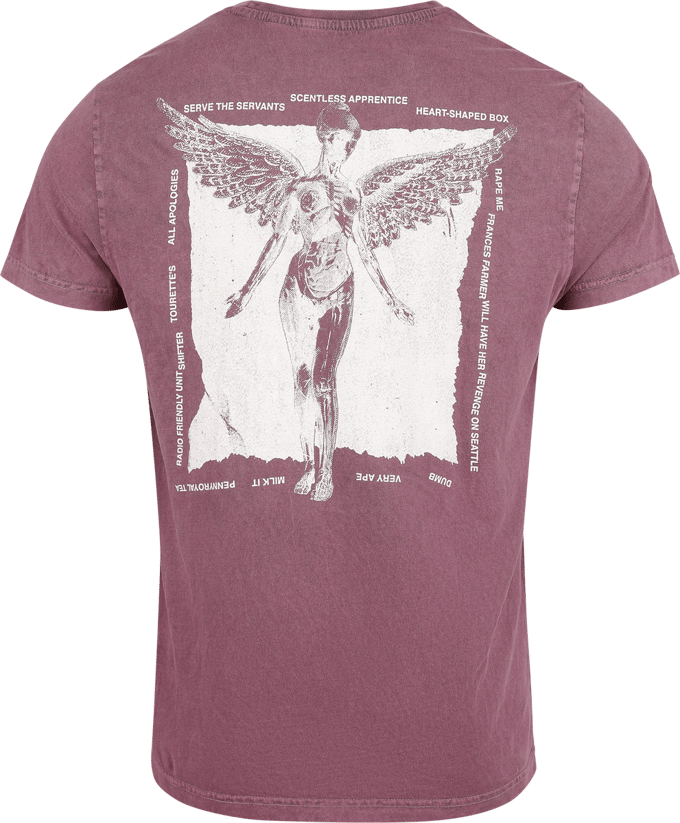 Nirvana T-shirt - In utero - S tot 4XL - voor Mannen - lila