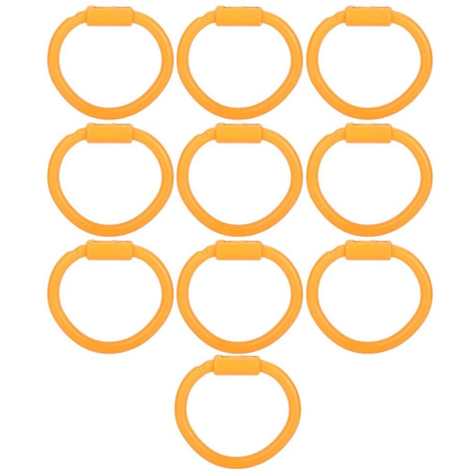 10 stuks Nylon Stierneusring Accessoire voor Rund Vee Boerderij Vee Dierlijke Uitrusting beige