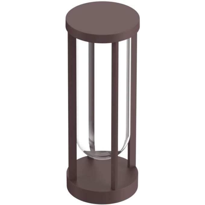 Flos In Vitro Bollard bolderverlichting - donker bruin - 40 cm