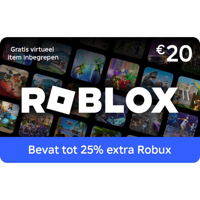 Roblox Kaart 20 euro | Robux Kopen | Roblox Kaart
