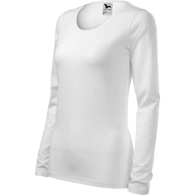 Dames-T-shirt met lange mouwen Malfini Slim 139