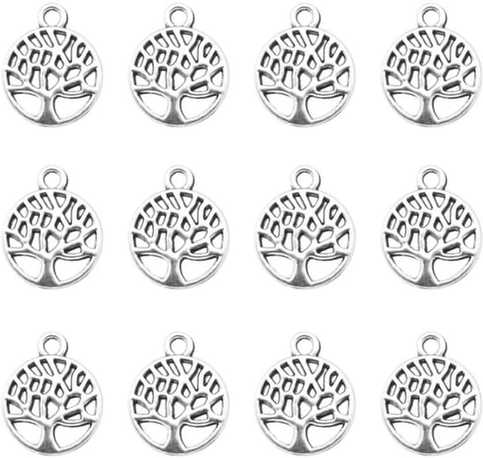 Store_7 - Levensboom Hangers - Metalen Charms - Duurzaam en