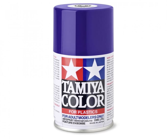 Tamiya Hobbyverf Acrylverf - TS-57 Blue Violet - Gloss - Acryl Spray - Verf spuitbus - 100 ml