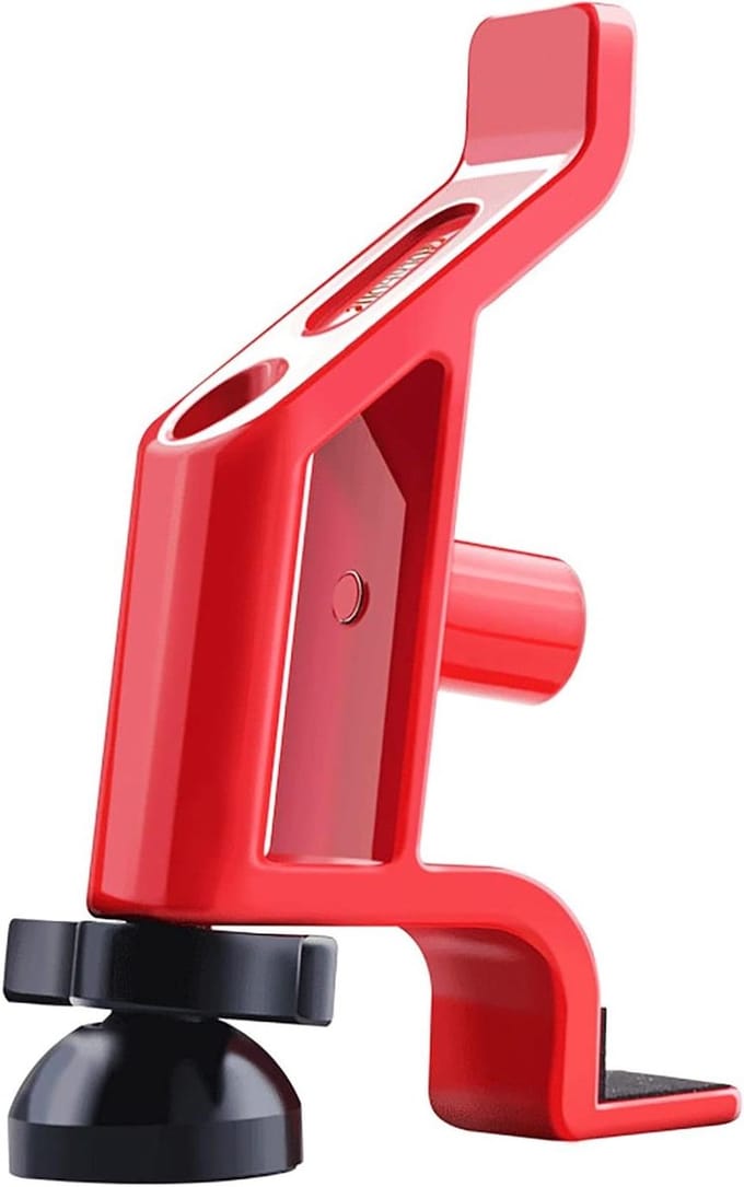 Zware Deurstopper - Wig Deur - Deuren Open Houden - Klassiek Antislip - 10x10x10 mm - Rood