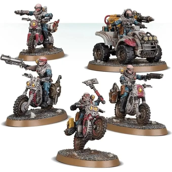 Set van 5 figuurtjes Games Workshop Warhammer 40k - Genestealer Cults Atalan Jackals