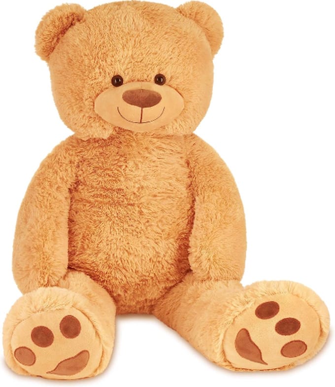 Nicotoy Beer RECYCLED - Speelgoed - 100 cm - Pluche - Bruin- Alle leeftijden - Knuffel