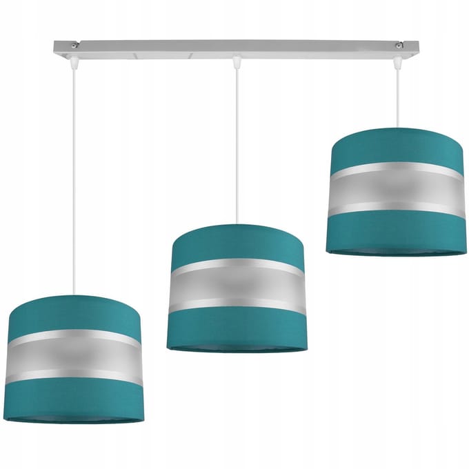 Light Home ELEGANCE – Hanglamp – Plafondlamp – 3-Lichts – Stoffenkap – Modern – Mix & Match