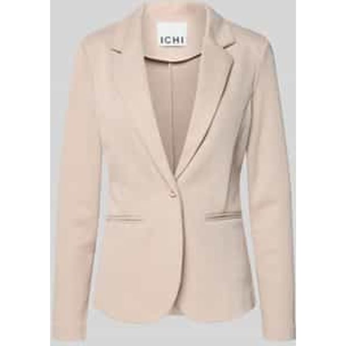 slim fit blazer met paspelzakken model 'KATE PIQUE'