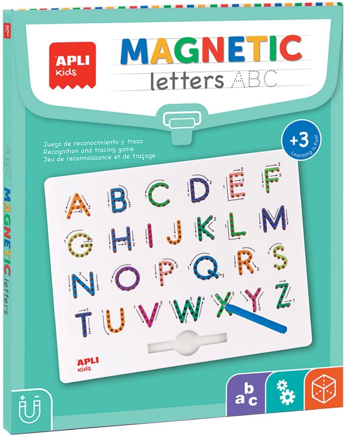 Apli kindermagneetbord, 'ABC-lettermagnetjes'