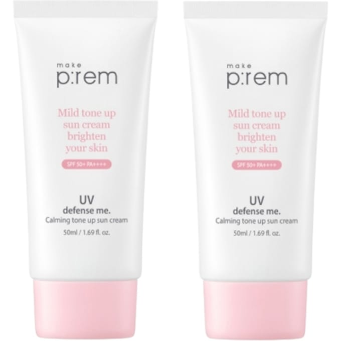 make p:rem UV Defense Me. Calming Tone Up Sun Cream (2ea) Set