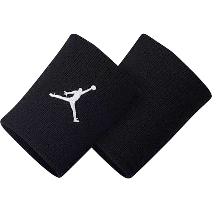 Nike Jordan Jumpman Polsband (Set van 2) (Zwart)