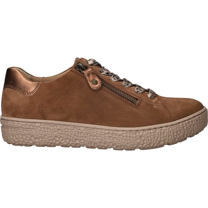 Hartjes 162.1401 Phil Sneakers - Suède - Dames - Bruin - Maat 37