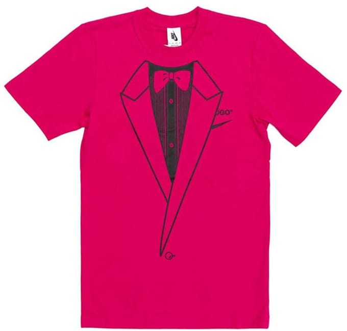 Nike NikeLab Men's - T-shirt - Maat L - Rush Pink/Black / Roze Zwart - Sportswear - Lifestyle - Unisex T-shirt