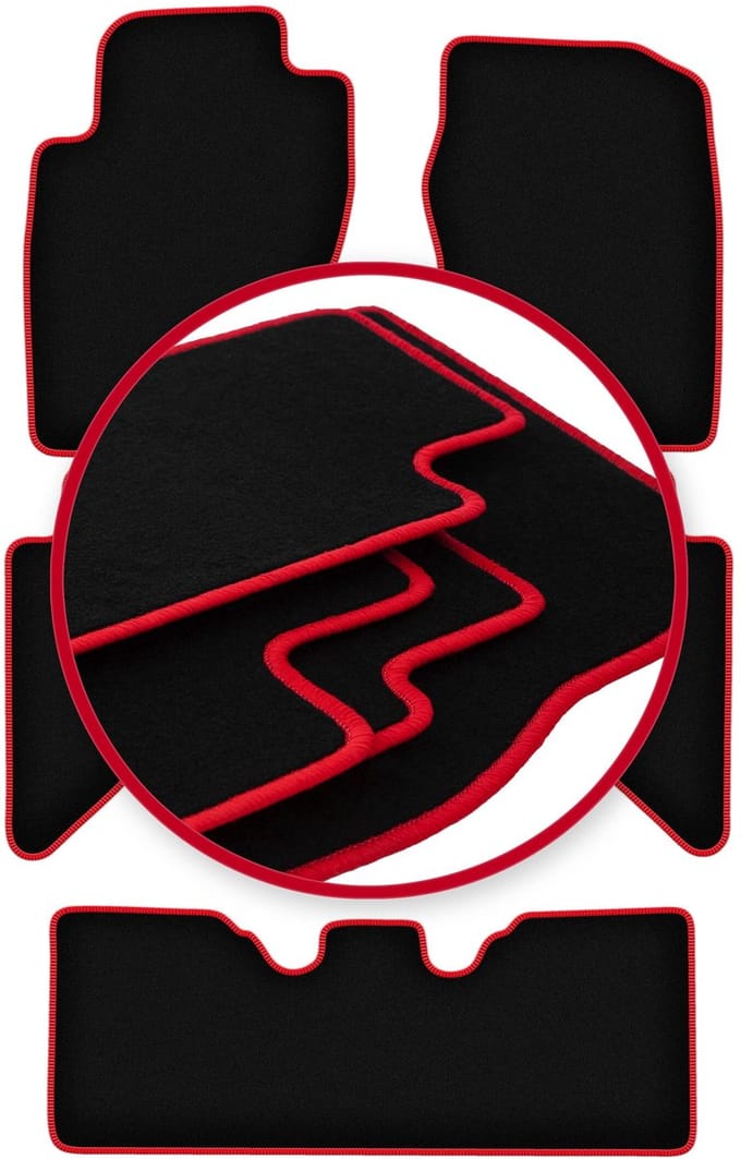 CARLUX-RED automatten voor: Nissan Pathfinder R51 SUV (2004-2014)