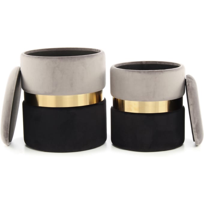 Set van 2 poefs Zora | Hearthome & Living