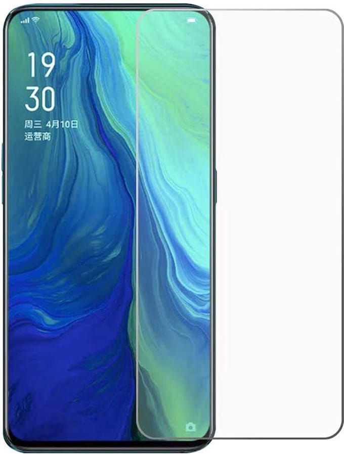 Screenprotector Glas - Tempered Glass Screen Protector Geschikt voor: Oppo Reno 10X - 2x