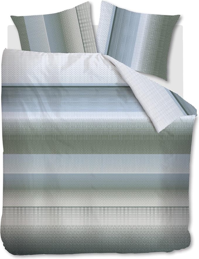 Beddinghouse Dekbedovertrek Mels Grey Green 2 persoons