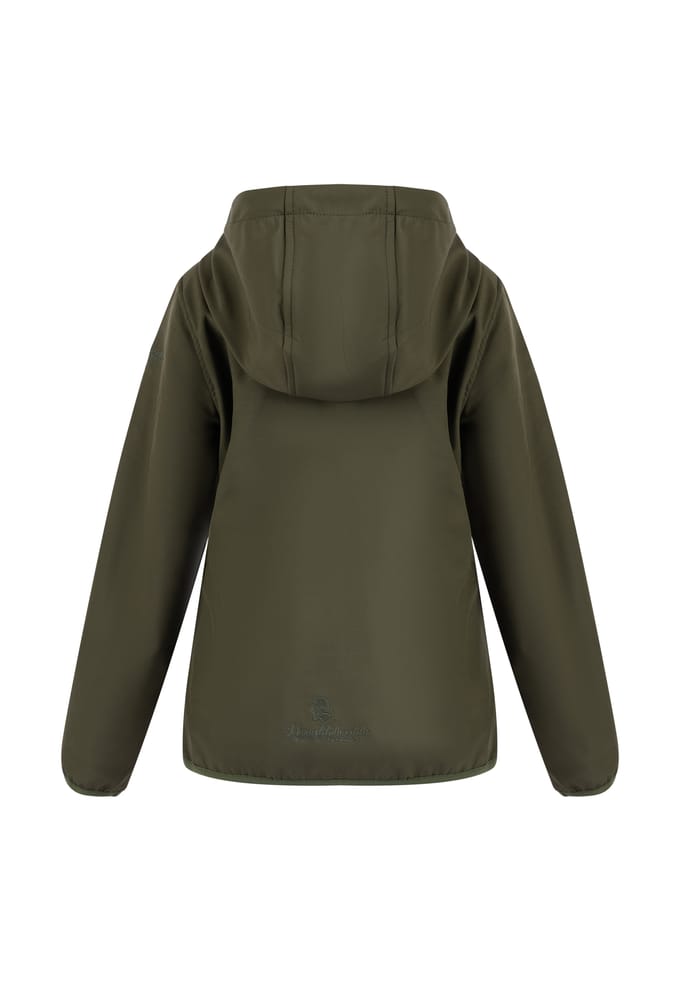 Schmuddelwedda softshell jas jonge donkere olijf