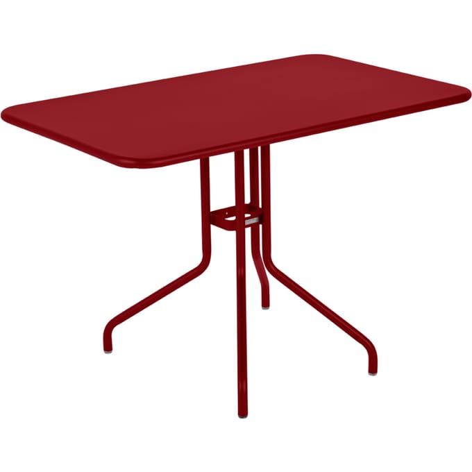 Fermob Pétale Tafel - 43 chili mat - 110 x 70 cm