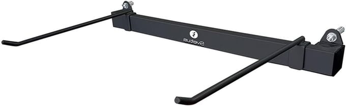 Wandmat Rek - Mattenhouder - Sportopslag - Aluminium Constructie - 70x11x8 cm