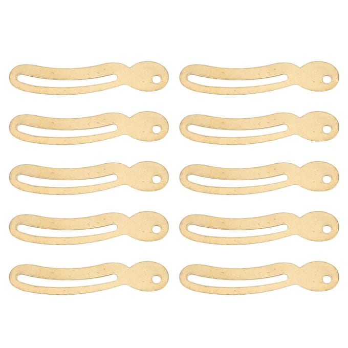 10 Set Dekselsteunscharnier Koper Vintage Dekselsteun Veilig Scharnier voor Kast Sieradendoos Plank Brons messing
