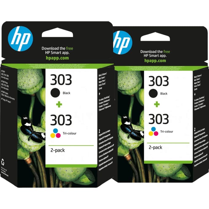 HP 303 4-Kleuren Pack (2 stuks)