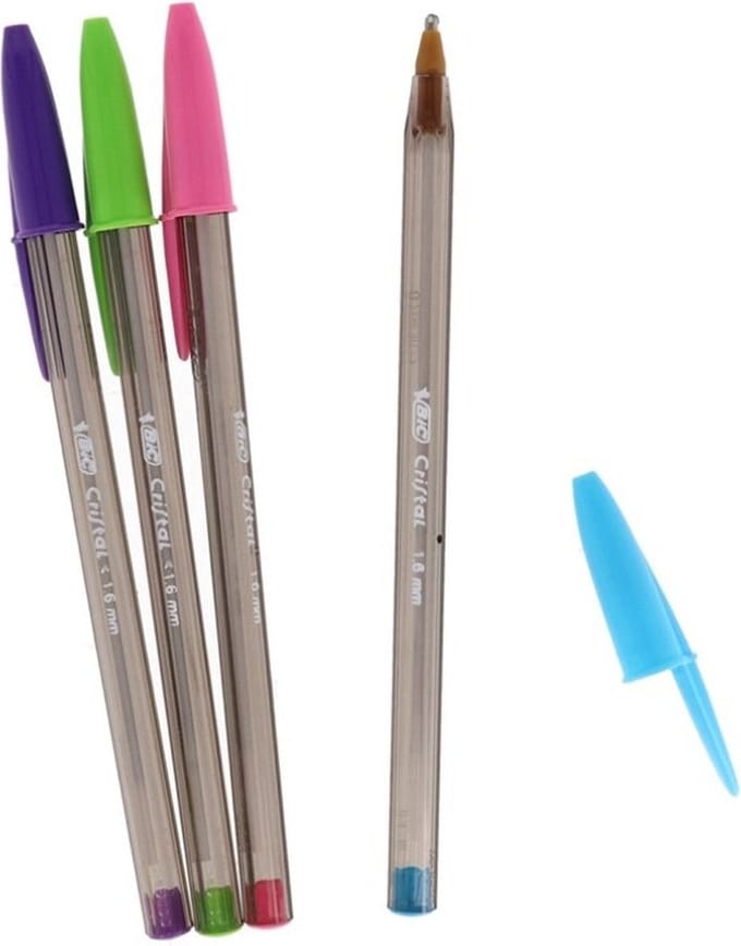 Bic Balpennen Cristal Fun 15 Cm 1,6 Mm 4 Stuks