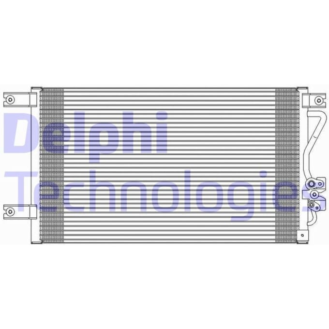 Condensator, airconditioning DELPHI TSP0225613