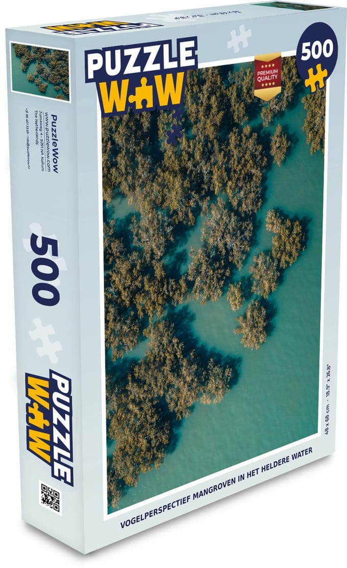 Puzzel mangroven in het heldere water in Australië - Legpuzzel - Puzzel 500 stukjes