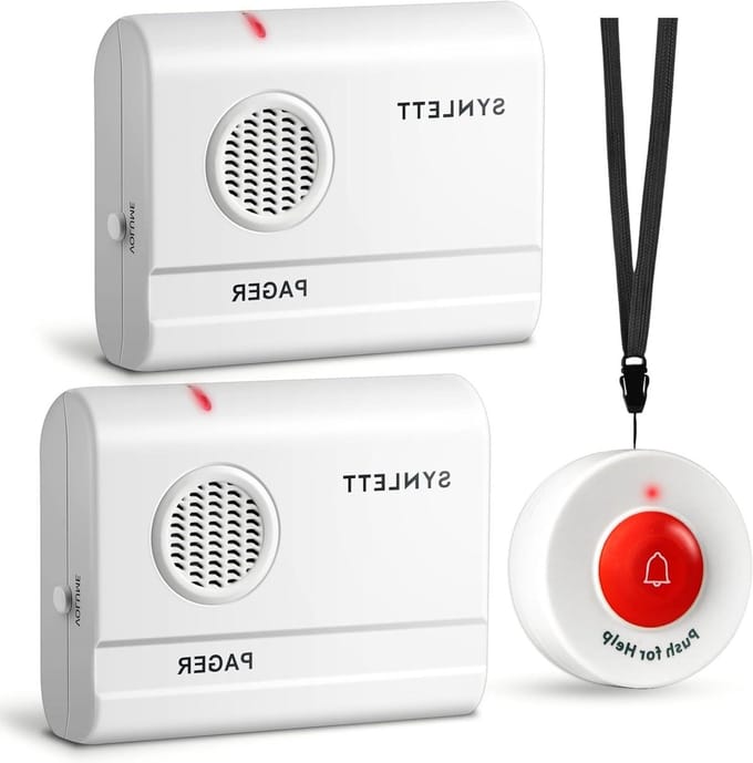 2 Care pagers with wireless call button for seniors - ShopVlot