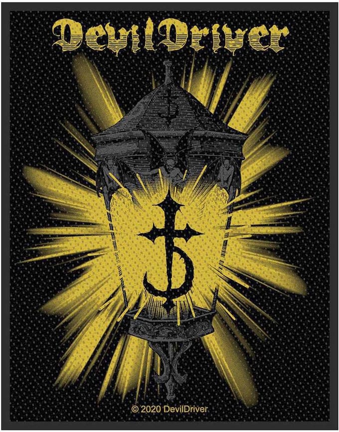DevilDriver - Lantern Patch - Zwart/Geel