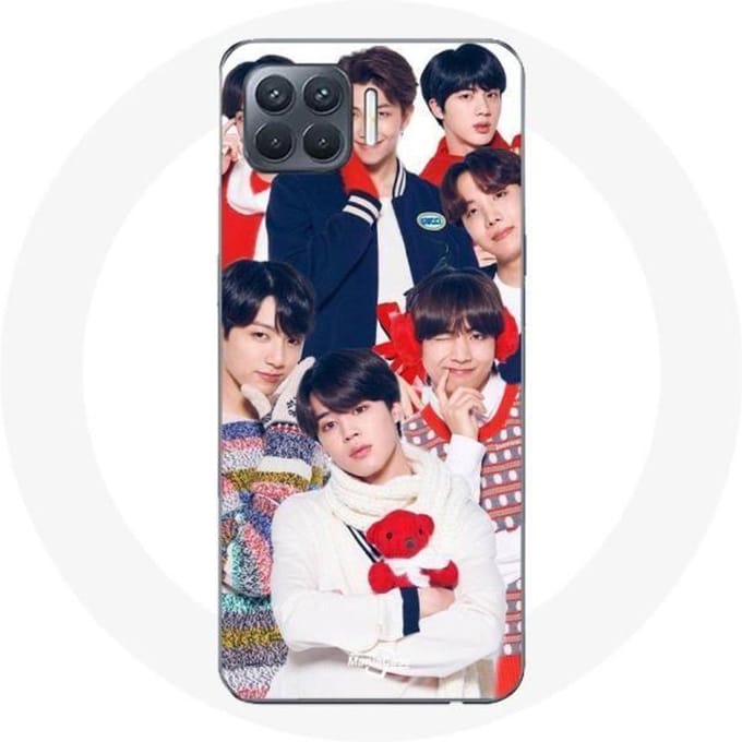 Coque pour Oppo A93 BTS Affiche Memebers Cadeau de Noël 2023