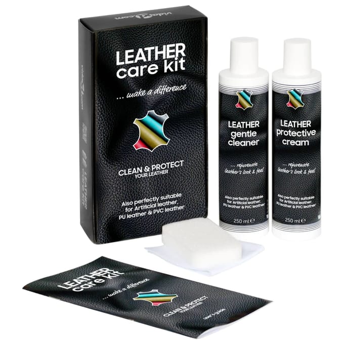 vidaXL Leerverzorgingsset 2x250 ml CARE KIT
