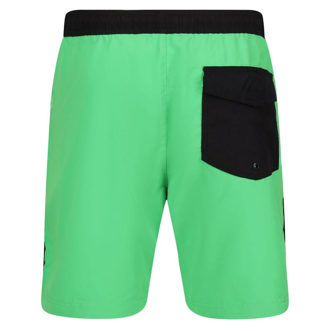 Regatta Heren Bentham Zwemshort (Fairway Groen/Zwart)