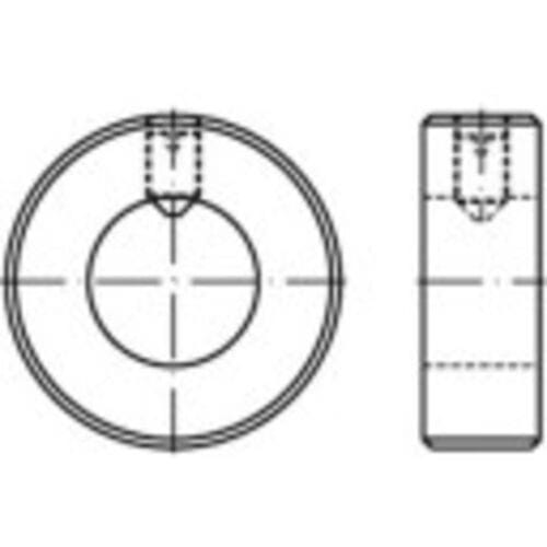 TOOLCRAFT 112421 Stelringen Buitendiameter: 125 mm M12 DIN 705 Staal 1 stuk(s)