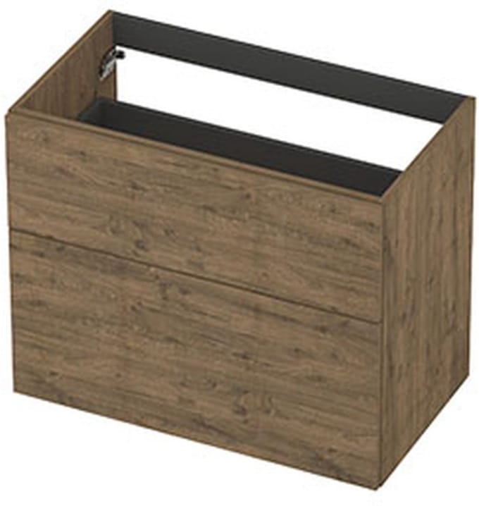 INK - Onderkast 2L A-sym Decor Tbv Grepen - 800x450x650 Mm - Naturel Eiken