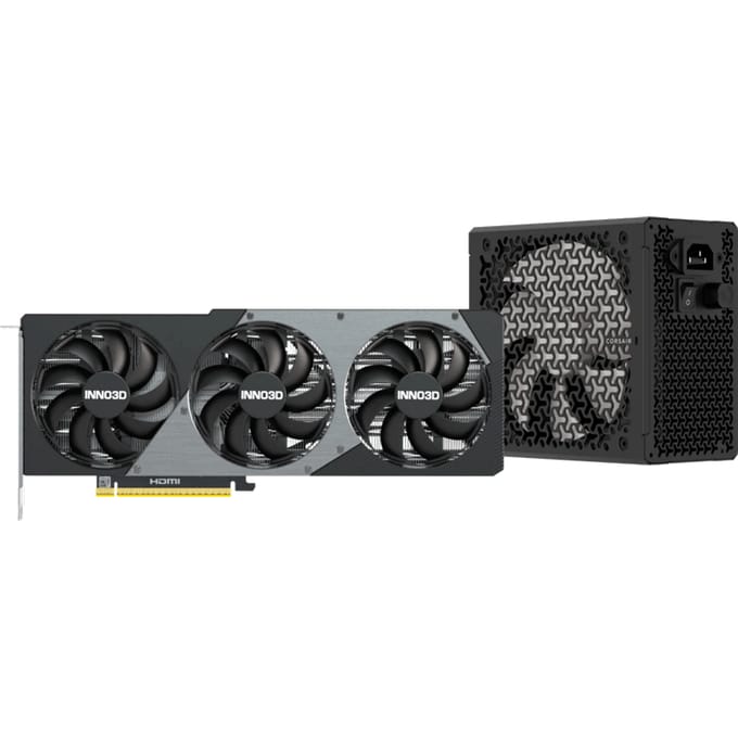 INNO3D GeForce RTX 5070 Ti X3 16GB + Corsair RM850x
